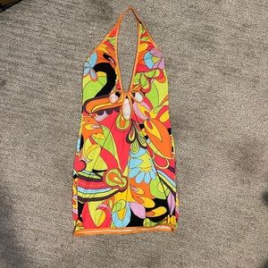 Size 4 JADED LDN multicolor mini dress